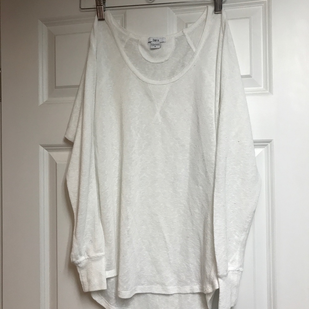 Bar III sheer dolman top